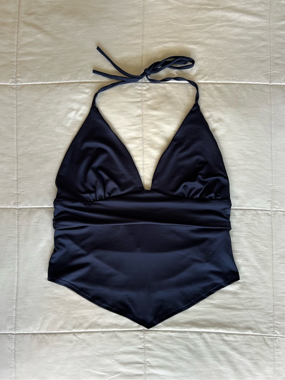 Navy Blue Halter Top